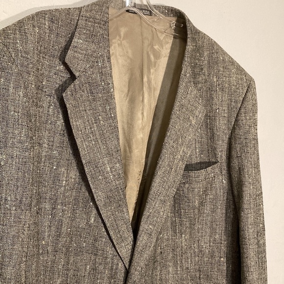 Executive collection 1980s silk men’s jacket tailored in USA - Picture 3 of 11